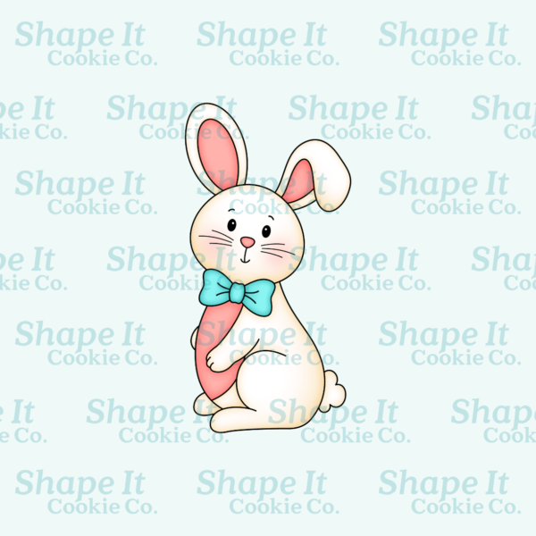 Easter bunny cookie cutter image for Shape It Cookie Co.