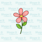 Spring Flower Facing Left Cookie Cutter