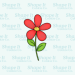 Spring Flower Facing Right Cookie Cutter