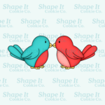 Spring Lovebirds Cookie Cutter