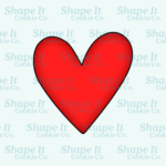 Valentine Red Heart Cookie Cutter