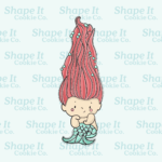 Mermaid with Red Hair Cookie Cutter