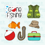 Gone Fishing Cookie Cutter Set