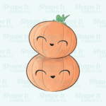 Double Stacked Pumpkins Cookie Cutter