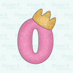 Crown Number 0 Cookie Cutter