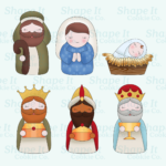 Nativity Characters Cookie Cutter Set