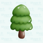 Evergreen Tree Popsicle Cookie Cutter