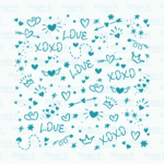 Love Doodles Stencil