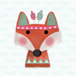 Boho Fox Cookie Cutter