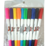 Double Point Edible Markers Kit (10 Colors) - Kit de Plumónes de Doble Punta (10 Colores)