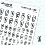 Coffin Transfer Sheet