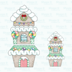 Candy Gingerbread House Cookie Cutter Set