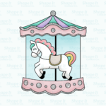 Candyland Carousel Cookie Cutter